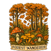Waldwanderer Herbstpfad