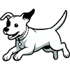 Playful Dog Cartoon