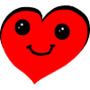 Red Heart Smile Cartoon Heart