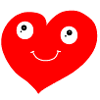 Fröhliches Herz Herzen Valentin