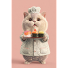 Pastel Sushi Chef Cat