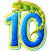 Tenth Birthday Dragon Balloon