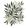 Leaf dance in natural tone