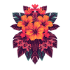 Tropical Hibiscus Floral Splendour