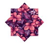 Pink tropical floral pattern