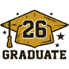 Doktorhut 26 Graduate Logo