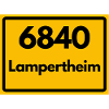 ANCIEN CODE POSTAL RETRO 6840 LAMPERTHEIM