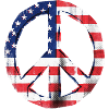 Peace USA Flag