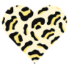 Classic Leopard Print Heart