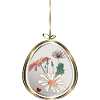 Flower pendant in gold frame