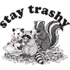 Reste Raton laveur Opossum Skunk
