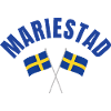 Mariestad crossed Swedish flags