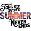 Maglietta Summer Vibes Vintage Sunset Beach