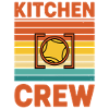 Pickleball Funny Kitchen Crew Player Love