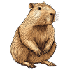 Capybara Portrait