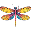 Rainbow Dragonfly Wings