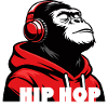 Hip-Hop-Gorilla-Porträt
