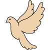 Friedenstaube Beige