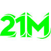 21M Crypto Symbol für Bitcoin Fans