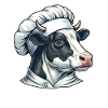 Cow Chef Cartoon