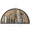 Dubai Skyline Burj Khalifa UAE