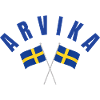 Arvika - Emblème des deux drapeaux suédois