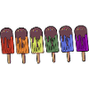 Rainbow Frozen pop Parade
