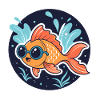Golden Fish Aquatic Goggles