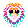 Rainbow Lion Sunglasses