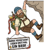 Berge versetzen Bier Humor