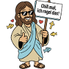 Jesus regelt Humor Spruch