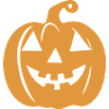 Pumpkin Face Halloween Pattern