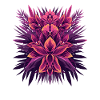 Artful flower mandala