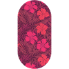 Tropischer Hibiskus-Flow im Neon-Lila
