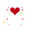Maman Joyeux Anniversaire Cœur Fleurs