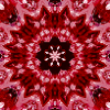 Red Mandala Kaleidoscope