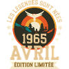Légende Née Avril 1965 Édition Limitée