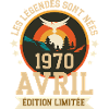 Légende Née Avril 1970 Édition Limitée