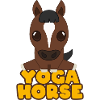 Yoga Horse Cartoon