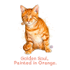 Golden Soul Orange Cat.
