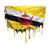 Brunei Flags Drop Art