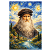 Leonardo da Vinci Starry Night