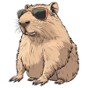 Lunettes de soleil capybara