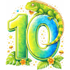 Tenth Birthday Reptile Design
