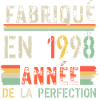 Fabriqué en 1998 Année Parfaite