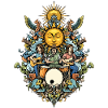 Sun Moon Music Jam Session Motivo del Festival Estivo