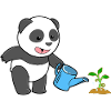 Arrosoir pour jardinier panda panda