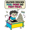 Grafiker Pixel Panik Frust Humor