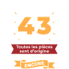 43 Ans Pièces d’origine