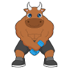 Taurus Bodybuilder Dumbbell Bodybuilding